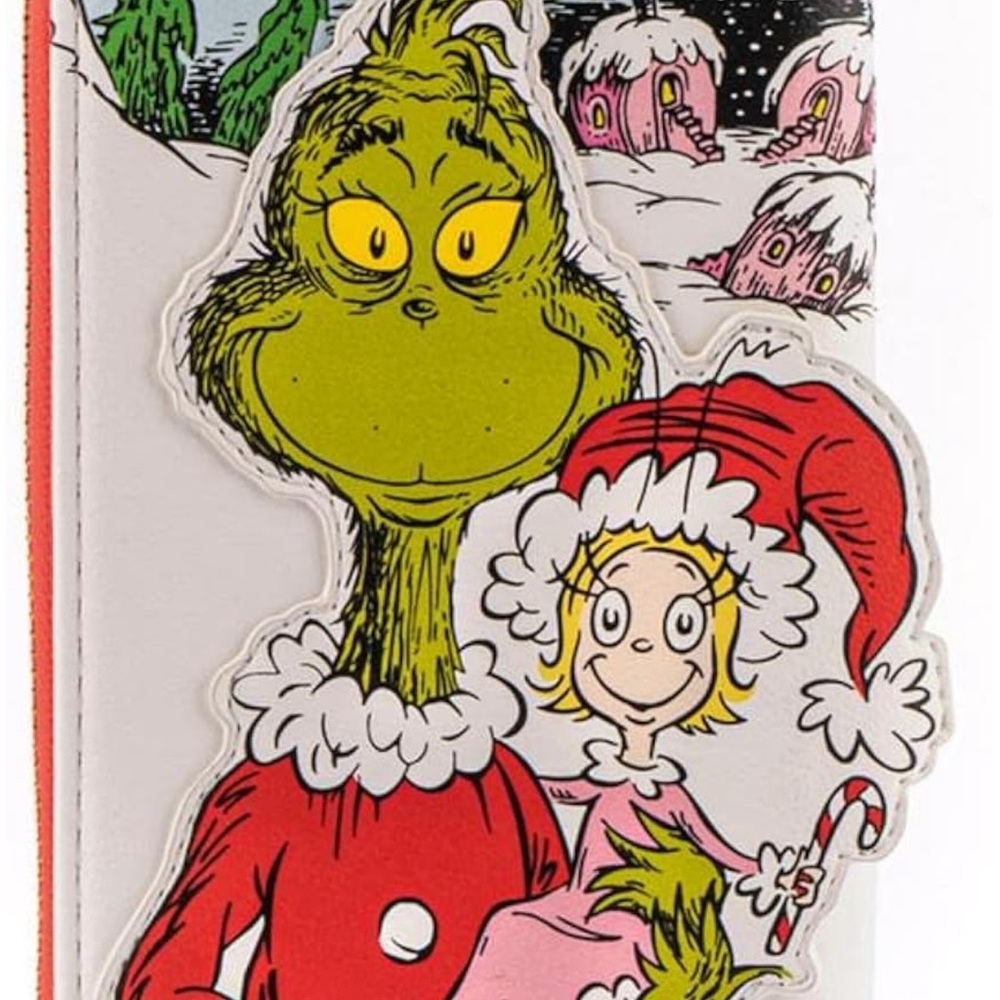 The grinch Christmas loungefly wallet
